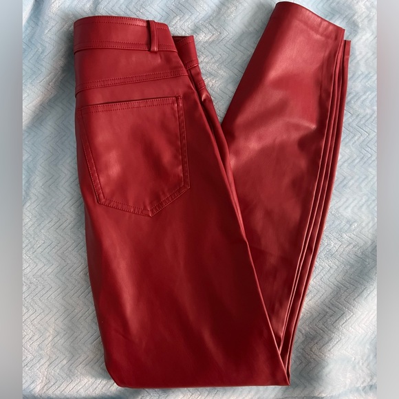 Zara Pants & Jumpsuits Zara Leather Pants Poshmark